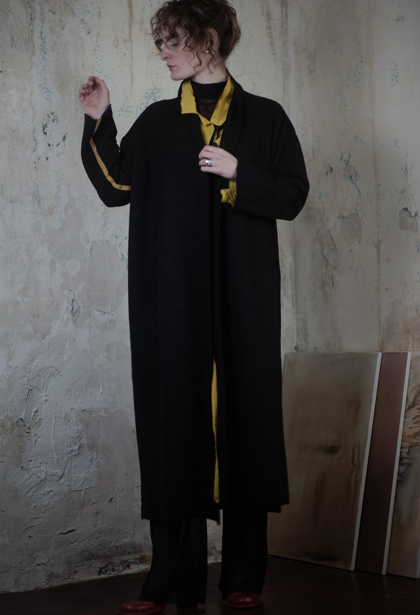 Black Wool Coat