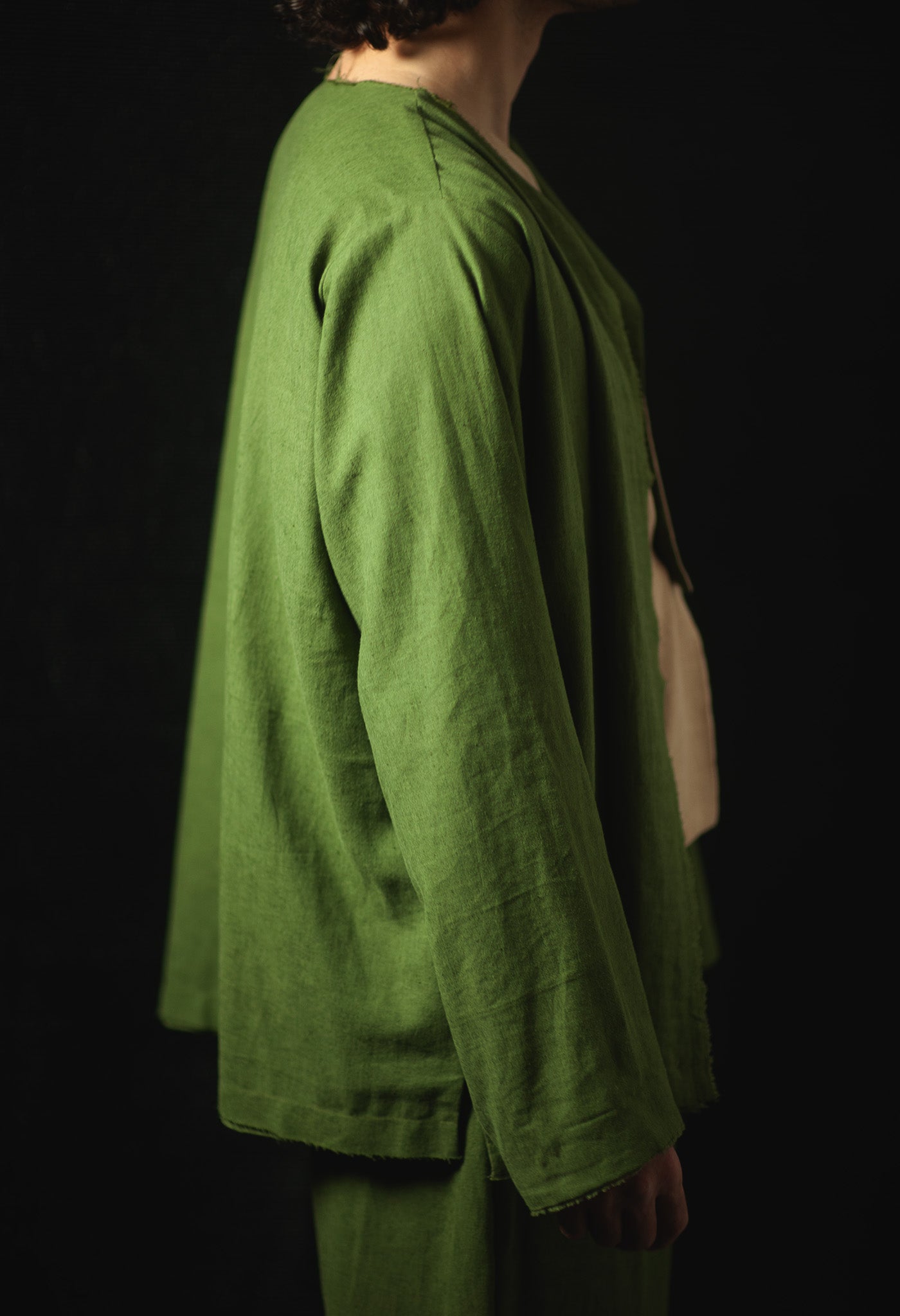 Grassed Linen Loungewear 3-Piece Set