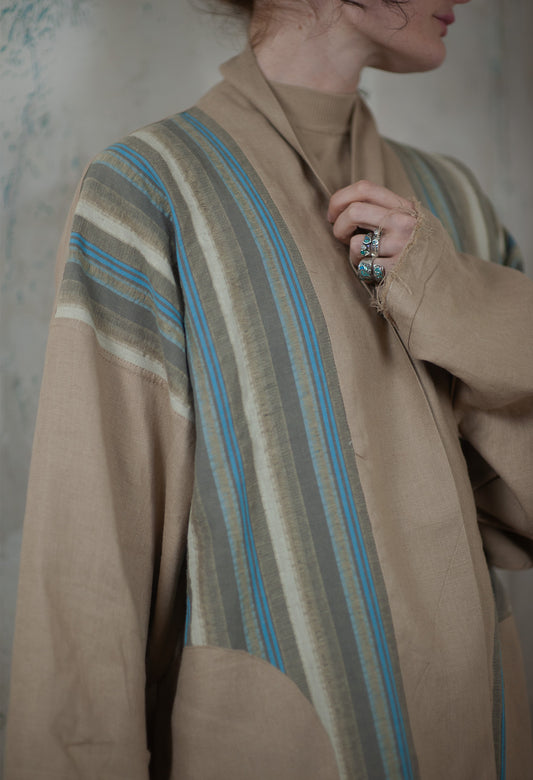 Reversible Linen Coat