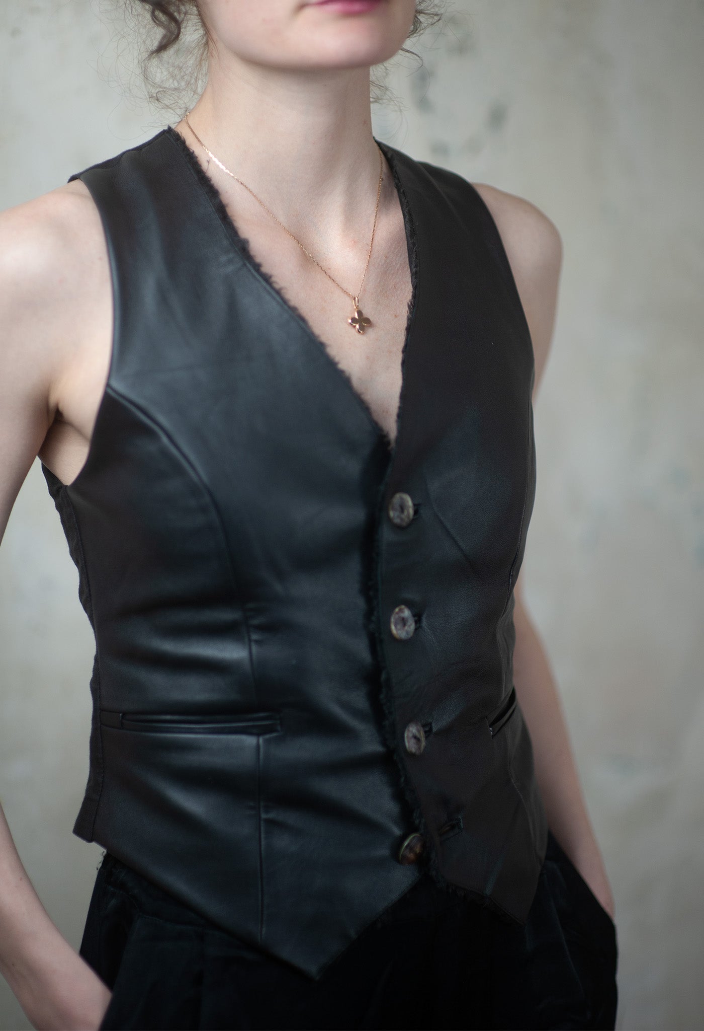 Leather Vest