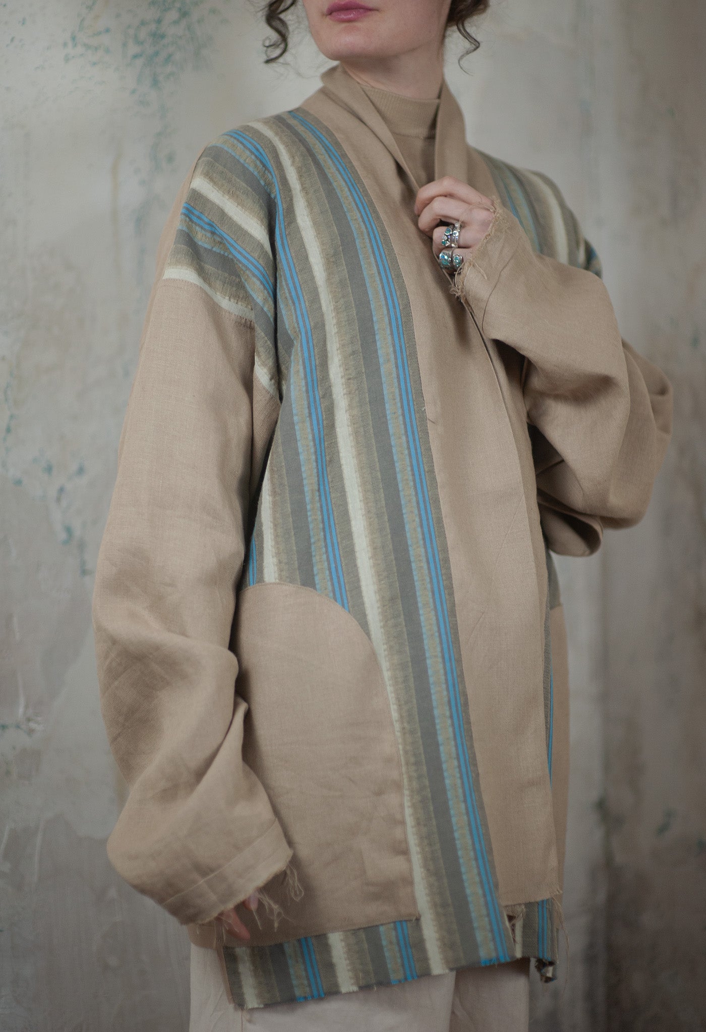 Reversible Linen Coat